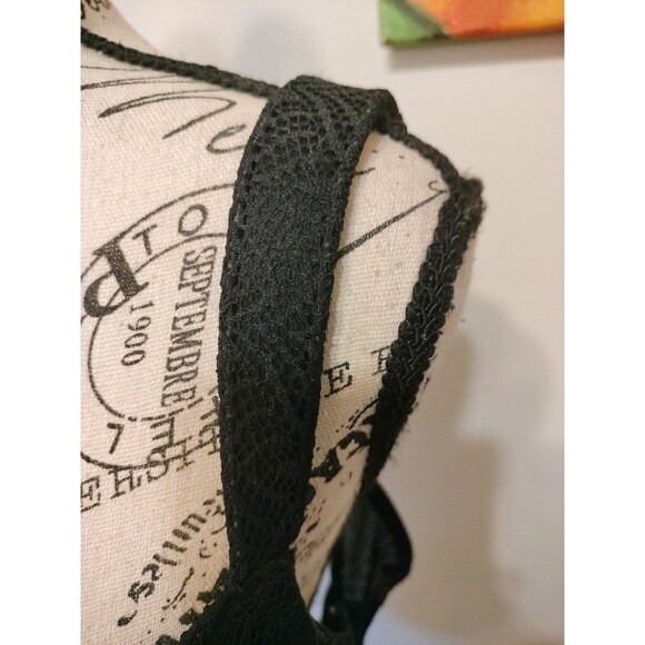 NWOT! Delta Burke Black Lace Underwire Bra Style 4512-120 Size 40D - Picture 3 of 7